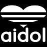 aidol ( アイドル )ハートー白ー両面プリント aidol ( アイドル )ハートー白ー両面プリント