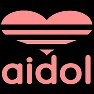 aidol ( アイドル )ハート−ピンクー片面プリント aidol ( アイドル )ハート−ピンクー片面プリント