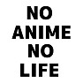 NO ANIME NO LIFEー両面プリント NO ANIME NO LIFEー両面プリント
