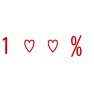 1♡♡% 1♡♡%