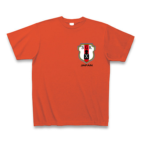 商品詳細 サッカー日本代表ロゴパロディ Sengoku Tシャツ Pure Color Print イタリアンレッド デザインtシャツ通販clubt