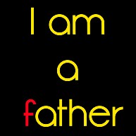I am a father｜Tシャツ Pure Color Print｜ラベンダー