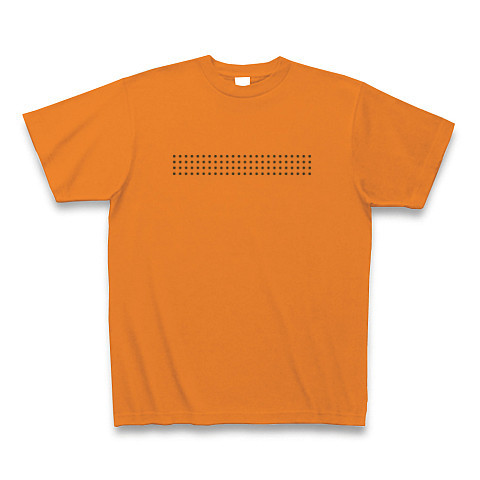 mame-shibori(navy)｜Tシャツ｜オレンジ