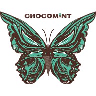 チョコミント　蝶
