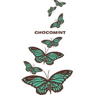 チョコミント　蝶