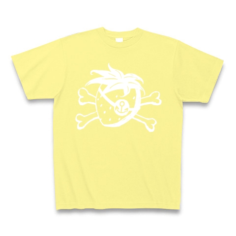Pirates Of Strawberry｜Tシャツ Pure Color Print｜ライトイエロー