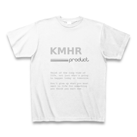 KMHR-logo｜Tシャツ｜ホワイト