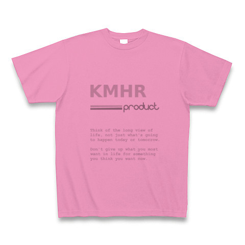 KMHR-logo｜Tシャツ｜ピンク