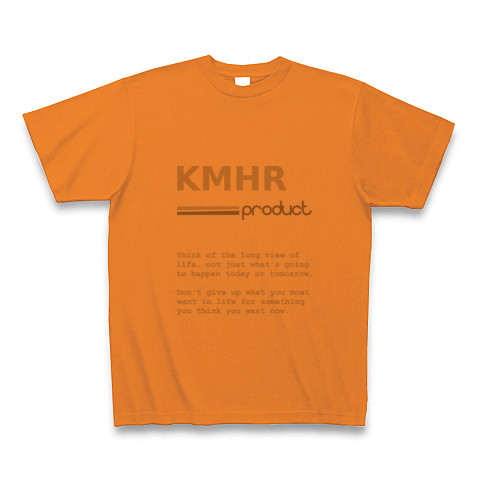 KMHR-logo｜Tシャツ｜オレンジ