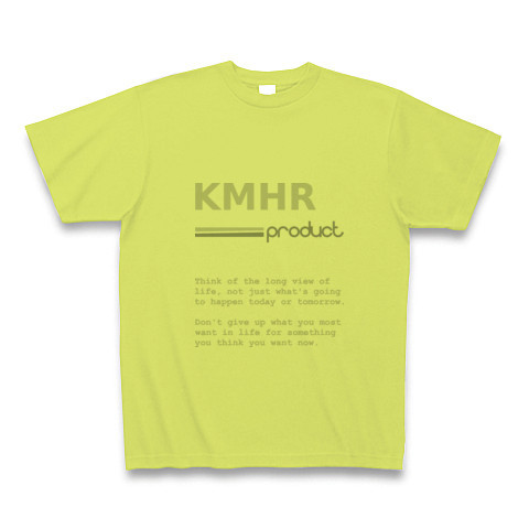 KMHR-logo｜Tシャツ｜ライトグリーン