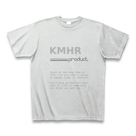 KMHR-logo｜Tシャツ｜アッシュ
