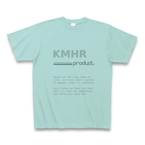 KMHR-logo｜Tシャツ｜アクア