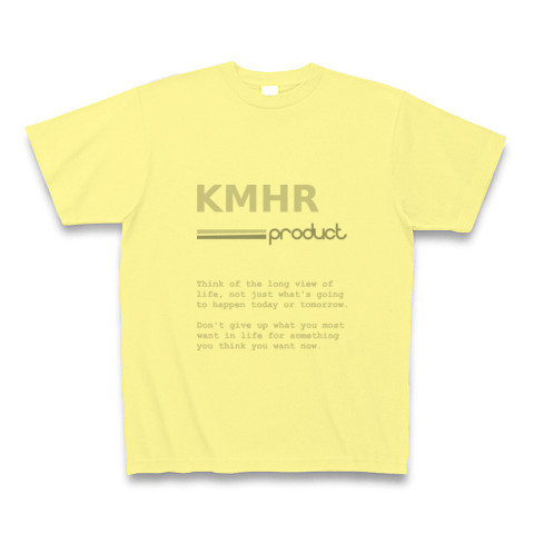 KMHR-logo｜Tシャツ｜ライトイエロー
