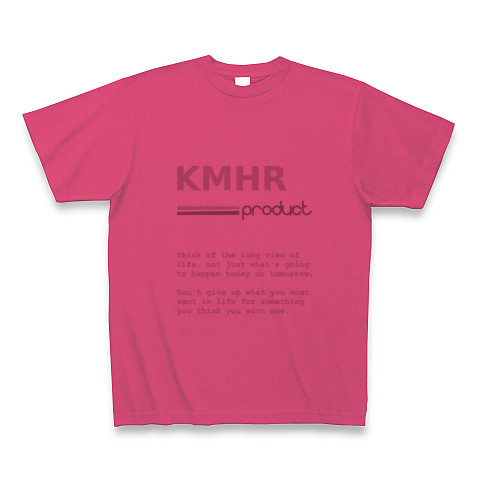 KMHR-logo｜Tシャツ｜ホットピンク