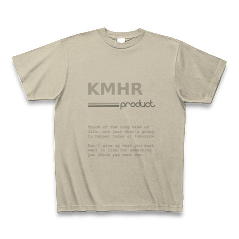 KMHR-logo｜Tシャツ｜シルバーグレー