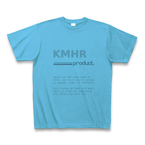 KMHR-logo｜Tシャツ｜シーブルー
