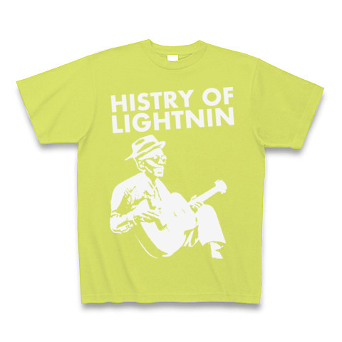 lightnin｜Tシャツ Pure Color Print｜ライトグリーン