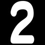 2,2,2,二,弐,数字,数,ー白,ー両面プリント 2,2,2,二,弐,数字,数,ー白,ー両面プリント