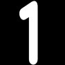 1。壱。一。1。 数字 ー白-両面プリント 1。壱。一。1。 数字 ー白-両面プリント