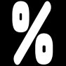 % %