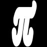 π(パイ)ー白ー両面プリント π(パイ)ー白ー両面プリント