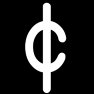 (¢)セント (cent)通貨記号ー両面プリント (¢)セント (cent)通貨記号ー両面プリント