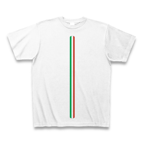 商品詳細 イタリアカラー両面デザイン Tシャツ ホワイト デザインtシャツ通販clubt