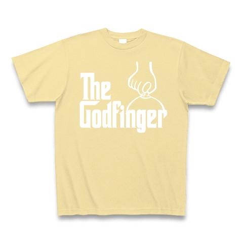 The GodFinger｜Tシャツ Pure Color Print｜ナチュラル