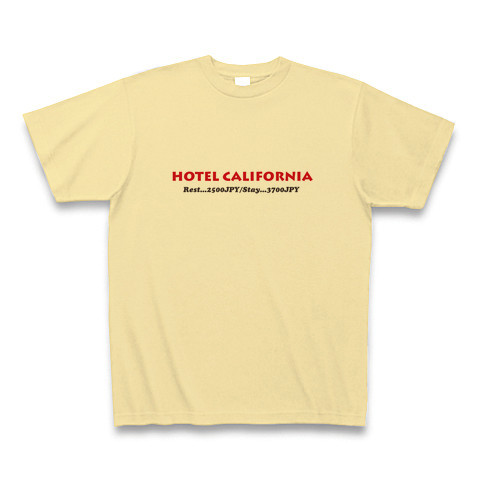 ホテルカリフォルニア｜Tシャツ｜ナチュラル