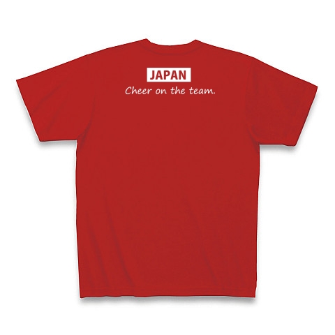 NIPPON TENNIS SUPPORTERS オリジナル｜Tシャツ Pure Color Print｜レッド