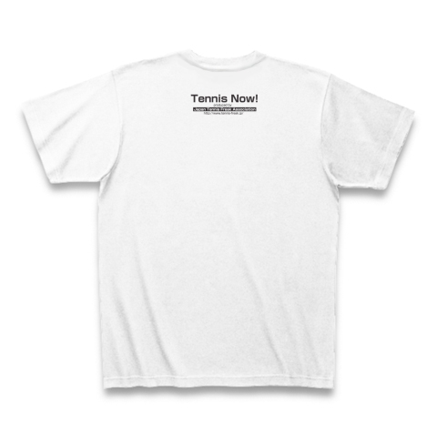 (前)キャラクター(後)TennisNow!｜Tシャツ｜ホワイト
