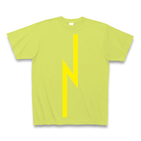 電波女(Y)｜Tシャツ Pure Color Print｜ライトグリーン