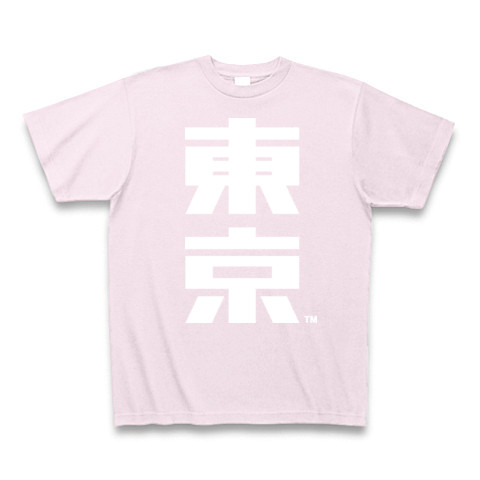 東京(W)-Old School｜Tシャツ Pure Color Print｜ピーチ