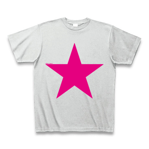 Star (pink)｜Tシャツ Pure Color Print｜アッシュ