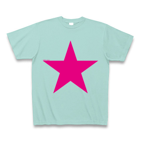 Star (pink)｜Tシャツ Pure Color Print｜アクア