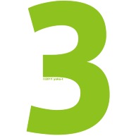 "3" (lime)