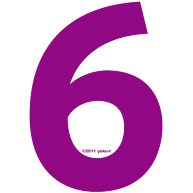 "6" (purple)