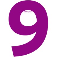 "9" (purple)