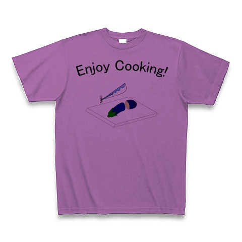 Enjoy cooking!｜Tシャツ｜ラベンダー