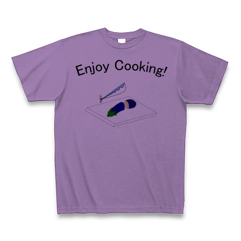 Enjoy cooking!｜Tシャツ｜ライトパープル