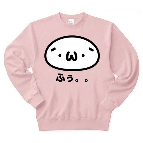 商品詳細 W ふぅ ショボンtシャツ しょぼん しょぼーん ショボーン トレーナー Pure Color Print ライトピンク デザインtシャツ通販clubt