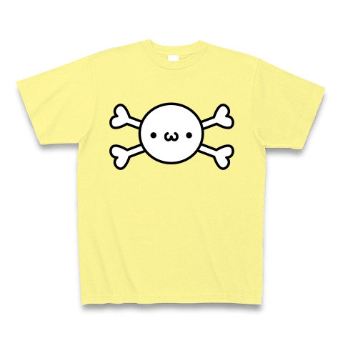 商品詳細 どくろ もにゅ 兎団マーク ドクロ Tシャツ Pure Color Print ライトイエロー デザインtシャツ通販clubt 商品詳細 どくろ もにゅ 兎団マーク ドクロ Tシャツ Pure Color Print ライトイエロー デザインtシャツ通販clubt