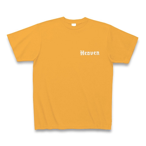 HEAVEN カーン｜Tシャツ Pure Color Print｜コーラルオレンジ
