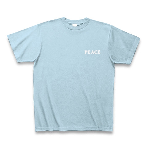 PEACE グッドマーク｜Tシャツ Pure Color Print｜ライトブルー