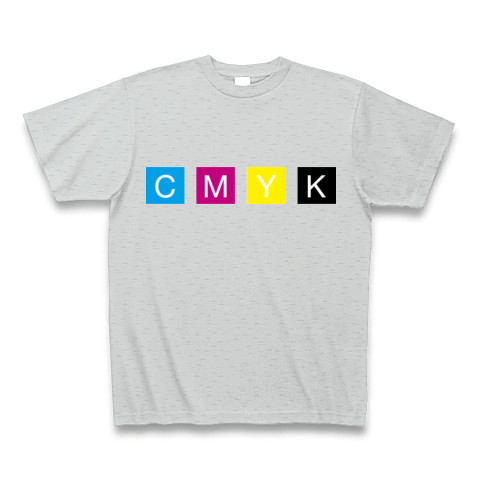 CMYK｜Tシャツ Pure Color Print｜グレー