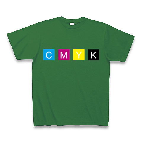 CMYK｜Tシャツ Pure Color Print｜グリーン
