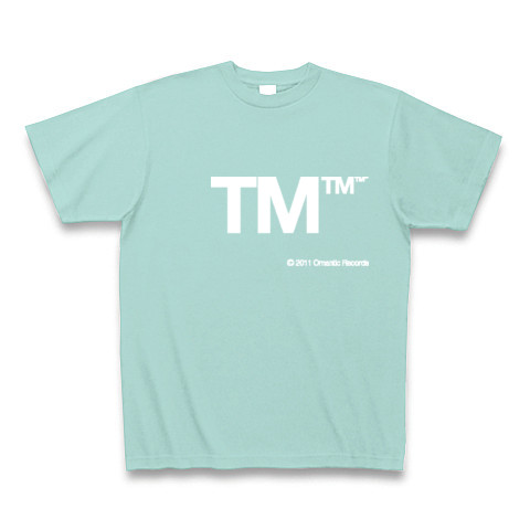 TM (White)｜Tシャツ Pure Color Print｜アクア