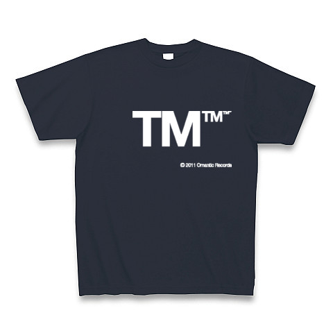 TM (White)｜Tシャツ Pure Color Print｜デニム