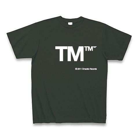 TM (White)｜Tシャツ Pure Color Print｜フォレスト