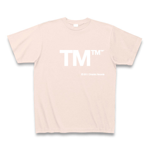 TM (White)｜Tシャツ Pure Color Print｜ライトピンク